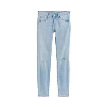 Джеггинсы H&M Curvy Low, голубой