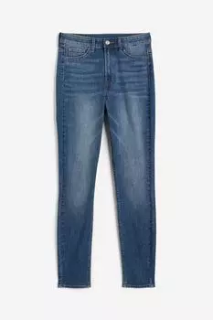 Джеггинсы H&M Ultra High Ankle, темно-синий