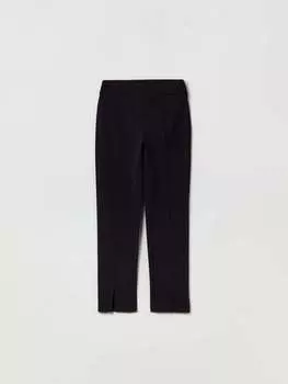 Джеггинсы из французской махры с разрезами Gap, цвет black