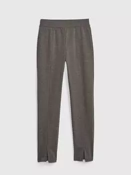 Джеггинсы из французской махры с разрезами Gap, цвет dark grey marl