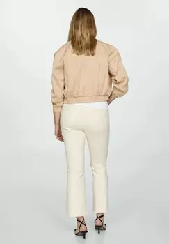 Джеггинсы MUM Mango, кремовый