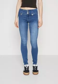 Джеггинсы ONLROYAL ONLY, синий деним