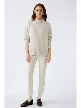 Джеггинсы Oui Jeggings, кремовый