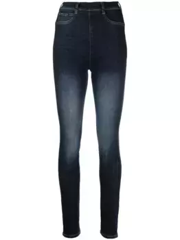 Джеггинсы с молнией Philipp Plein, синий