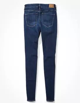 Джеггинсы с пышными формами AE Next Level American Eagle Outfitters, цвет Dark Waves