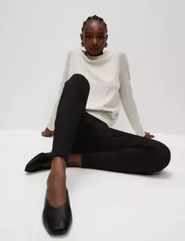 Джеггинсы с высокой талией Marks & Spencer, черный