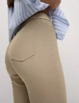 Джеггинсы с высокой талией Marks & Spencer, цвет Dark camel