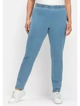 Джеггинсы sheego Schmale Jeans, цвет light blue Denim