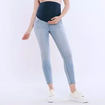 Джеггинсы скинни до щиколотки для беременных Motherhood, цвет Light Wash