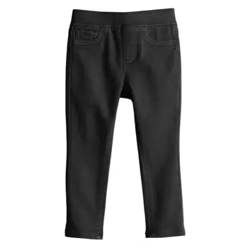 Джеггинсы со средней посадкой и джеггинсами Jumping Beans для маленьких девочек, цвет Black Luxe