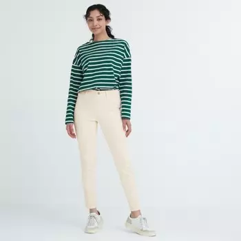 Джеггинсы Uniqlo Ultra Stretch, молочно-белый