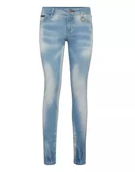 Джеггинсы женские PHILIPP PLEIN, цвет silver clouds