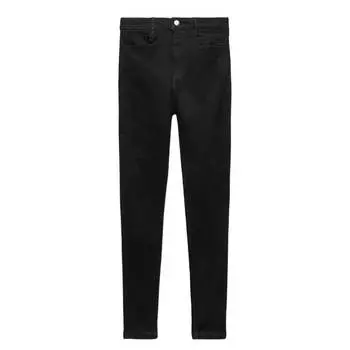 Джеггинсы женские Zara Super Stretch High-raise TRF, черный