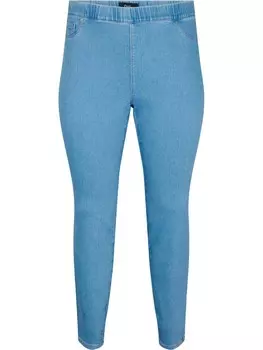 Джеггинсы Zizzi Skinny Jeggings, светло-синий