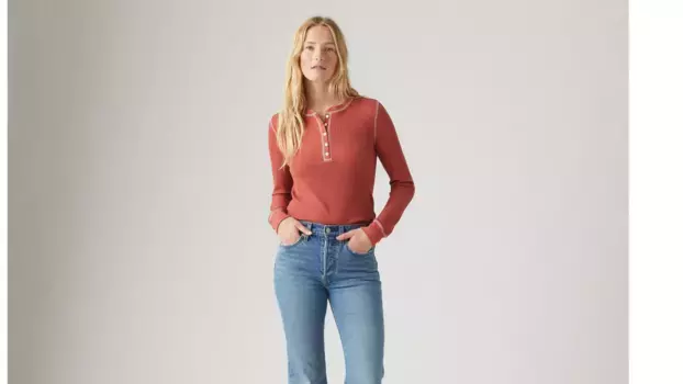 Джейкоб Хенли Levi's, красный