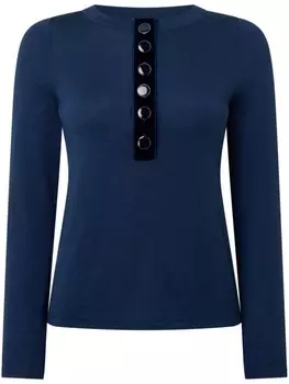 ДЖЕЙН Тильда вязаный топ Jane, синий