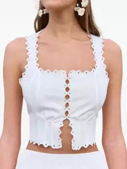 Джейн топ Cult Gaia, белый