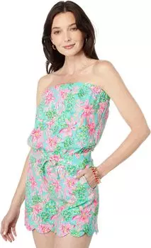 Джейс Ромпер Lilly Pulitzer, цвет Surf Blue So Shellegant