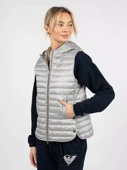 Джейсен женский жилет Geox, серебряный