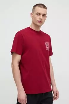 Джек Тент футболка Jack Wolfskin, бордовый