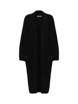 Джела ярусный полушерстяной кардиган Saint Tropez, черный