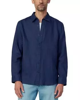 Джемакоб Расслабленного Покроя Льняная Рубашка Joe's Jeans, синий