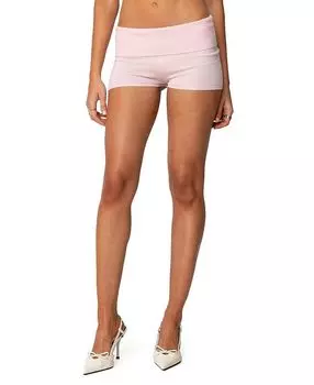 Джеми Шорты с отворотом Edikted, розовый