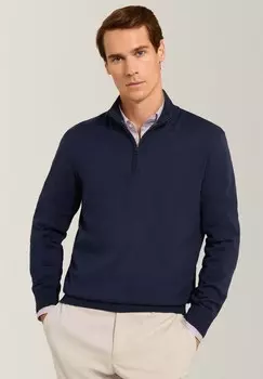 Джемпер 1/2 ZIP Faonnable, темно-синий