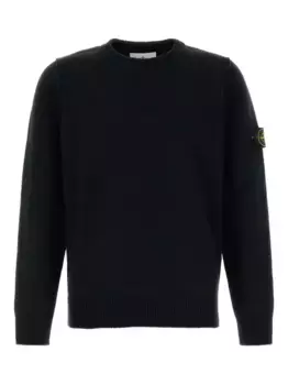 Джемпер 5100072 с круглым вырезом Stone Island, черный
