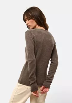 Джемпер ABBY Just Cashmere, серо-коричневый