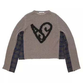 Джемпер Acne Studios Deconstructed Jumper, цвет Taupe/Grey