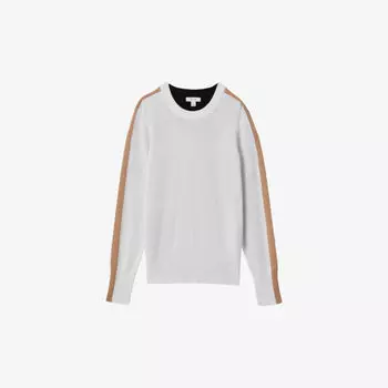 Джемпер addison из смесовой шерсти в стиле колор-блок Reiss, черный
