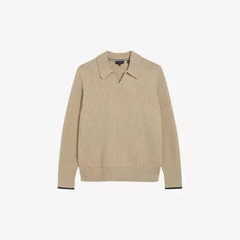 Джемпер Ademy в рубчик Ted Baker, коричневый