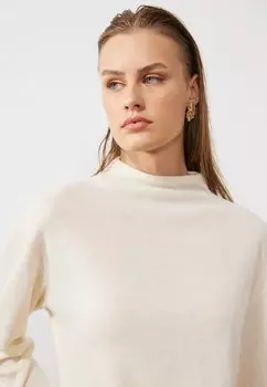 Джемпер AF-SS25-D024-CK HEAVY FAKE KNIT TURTLE / 003 OFF-WHITE Anna Field, молочный