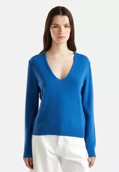 Джемпер AIR FORCE V-NECK United Colors of Benetton, синий