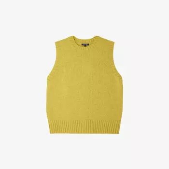 Джемпер эластичной вязки без рукавов Намасте Soeur, желтый