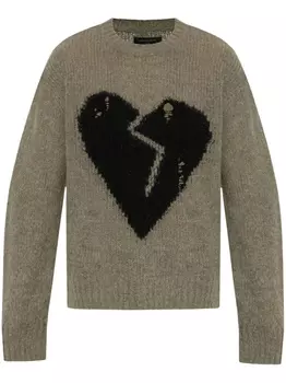 Джемпер AllSaints Luvheart, серый