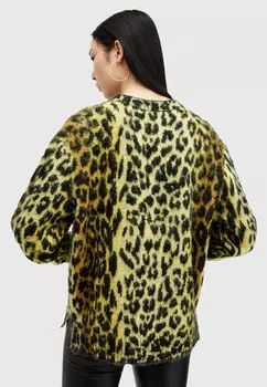 Джемпер AllSaints, светло-желтый