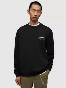 Джемпер AllSaints Underground Crew, черный