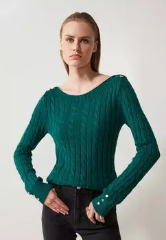 Джемпер Anna Field, темно-зеленый