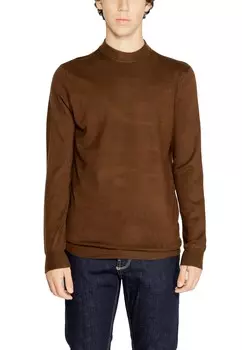Джемпер Antony Morato однотонный, коричневый