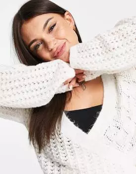 Джемпер ASOS DESIGN, кремовый