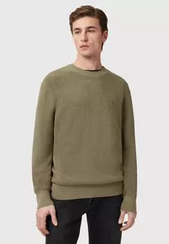 Джемпер ASPEN CREW AllSaints, зеленый