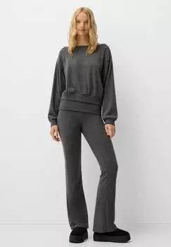 Джемпер ASYMMETRIC NECK Bershka, темно-серый