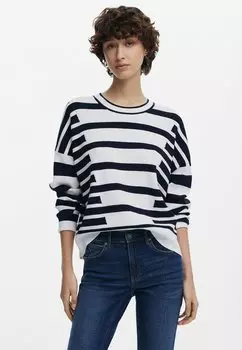 Джемпер ASYMMETRIC STRIPE Desigual, белый