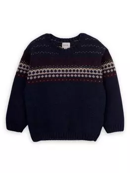 Джемпер атлас Knot, синий