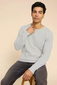 Джемпер Attadale с круглым вырезом White Stuff, серый