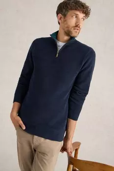 Джемпер Attadale с воротником стойкой White Stuff, синий