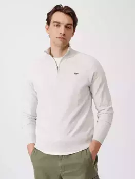 Джемпер Aubin Bonby Zip Neck Cotton, цвет light/grey