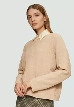 Джемпер AUS BOUCL s.Oliver, бежевый